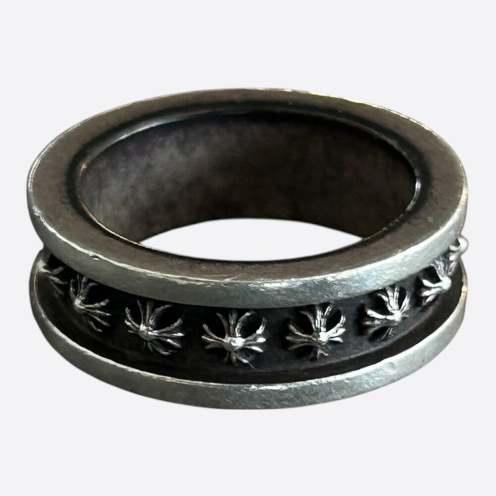 Chrome Hearts Silver Tiny Plus Ring - image 3
